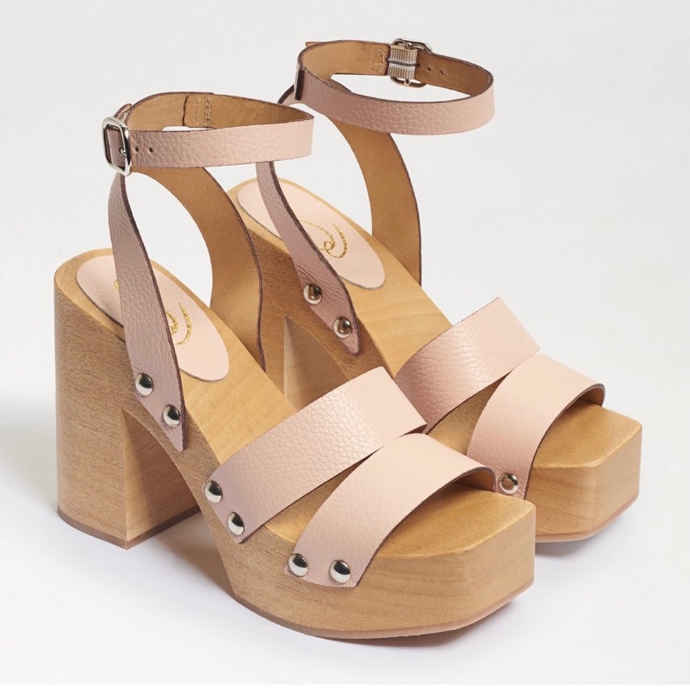 Sam Edelman - Angela Platform Heel (Summer Beige Leather) - Brand New/Never Worn